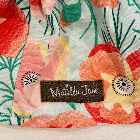 Matilda Jane 2 Piece Set Girls 18-24M Smile True Tiered Ruffle Sleeve Top Shorts - Picture 3 of 5